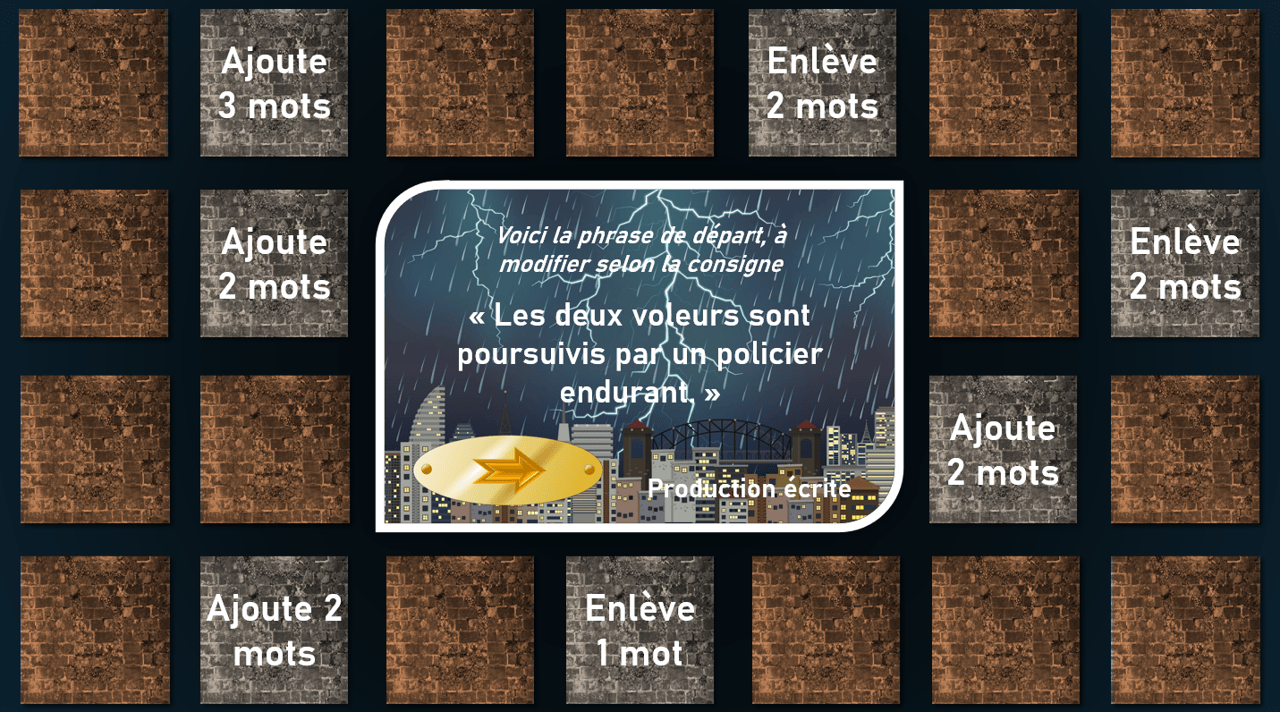 Créations orthophoniques Alerte aux voleurs jeu de l'oie interactif