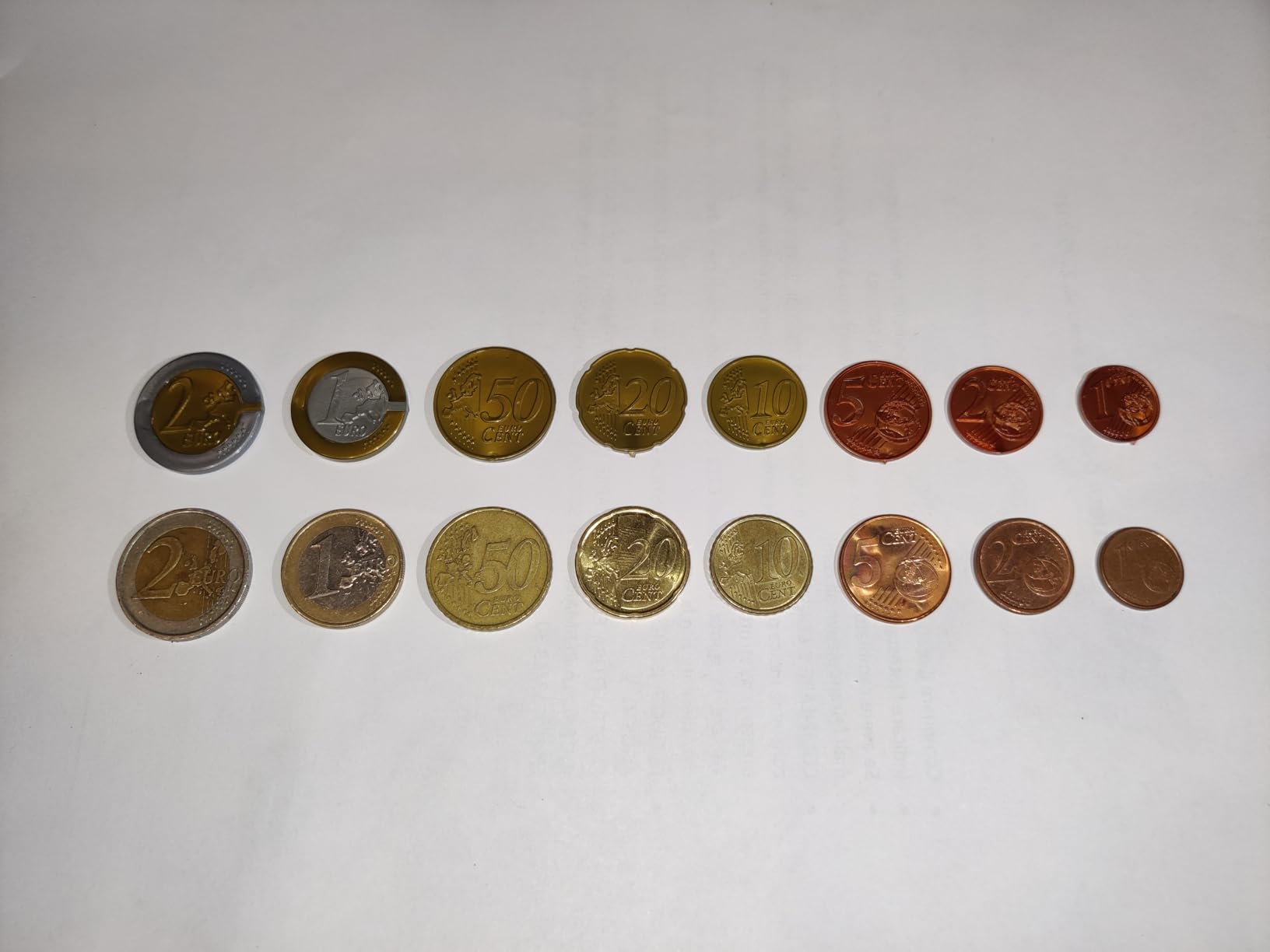 Wissner Lernspiele 80 pièces euros taille réelle pour classe