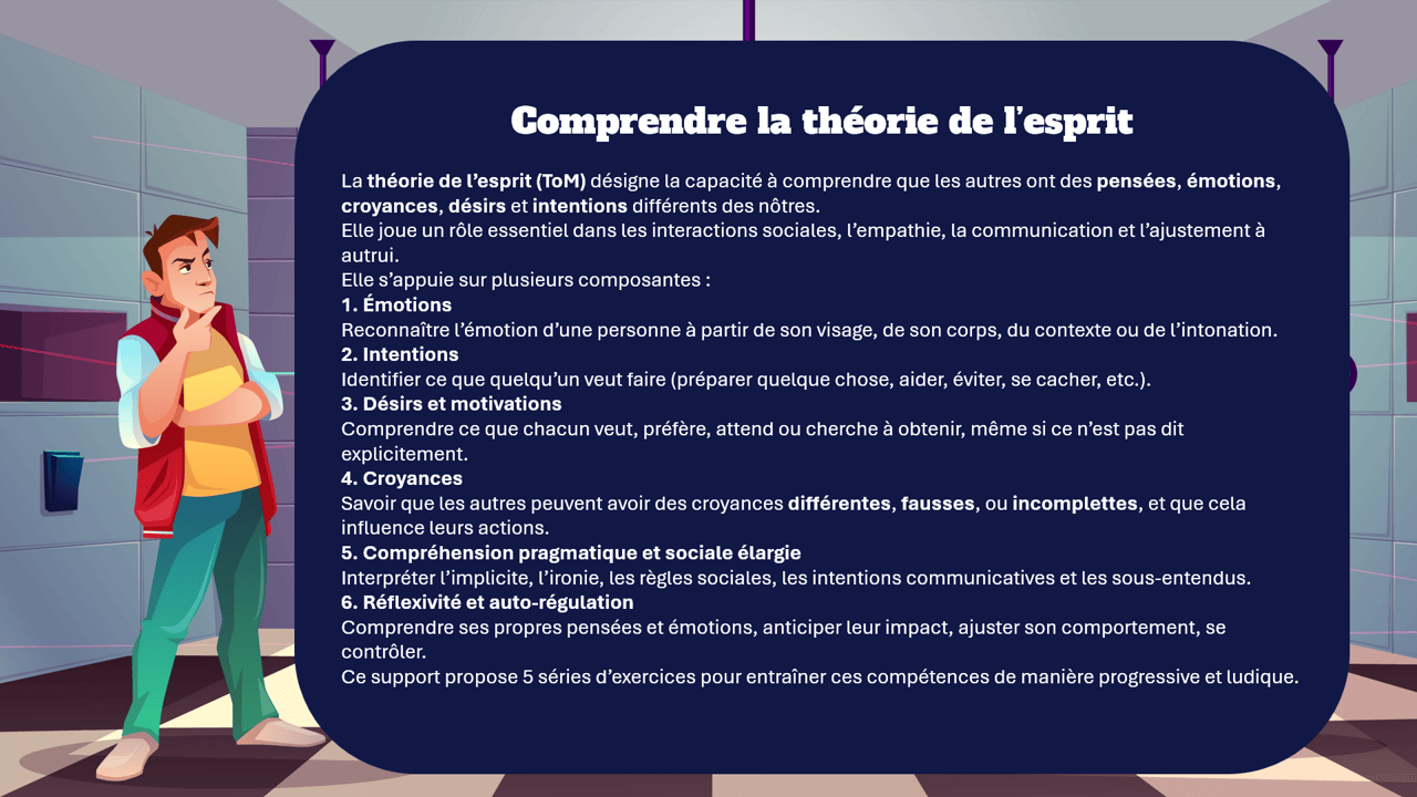 Créations orthophoniques Habiletés Ce que pensent les autres QCM