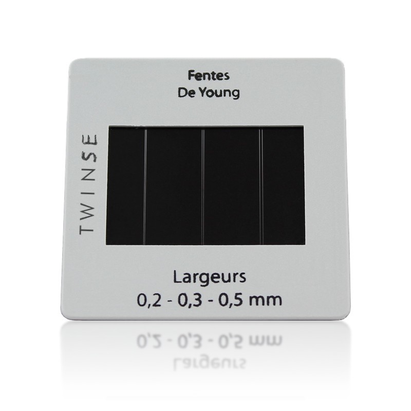 Educaduino Optique Diapositive fentes de Young 50x50 mm