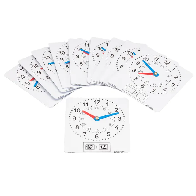 Wissner Größe & Messen 10 horloges apprentissage + aiguilles