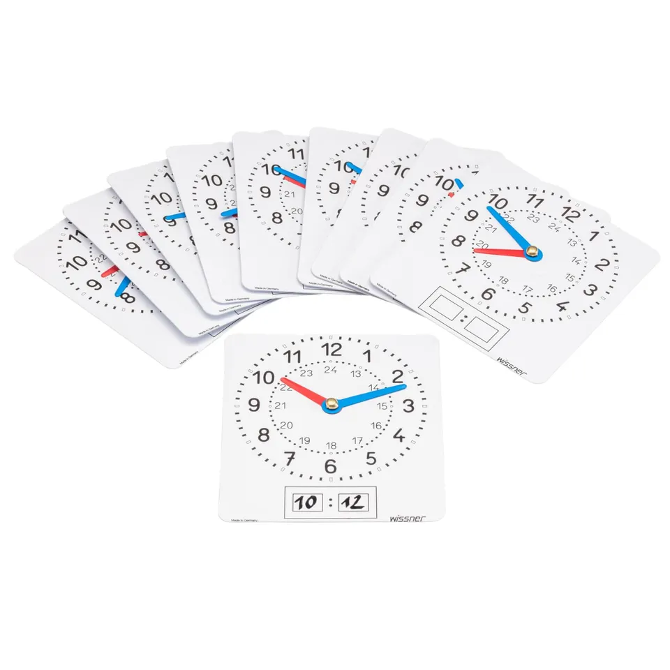 Wissner Größe & Messen 10 horloges apprentissage + aiguilles