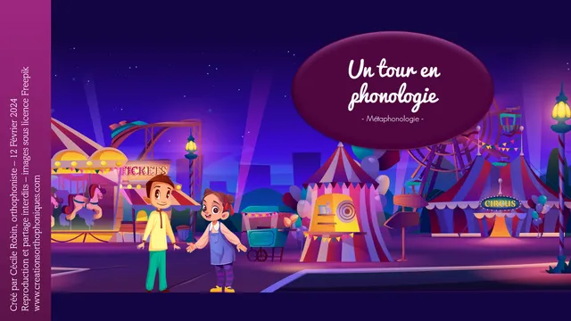 Créations orthophoniques Métaphonologie Un tour en phonologie jeu
