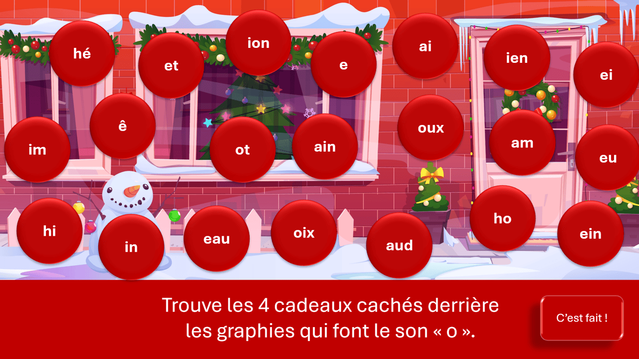 Créations orthophoniques Métaphonologie Le meilleur cadeau fichier PowerPoint Noël