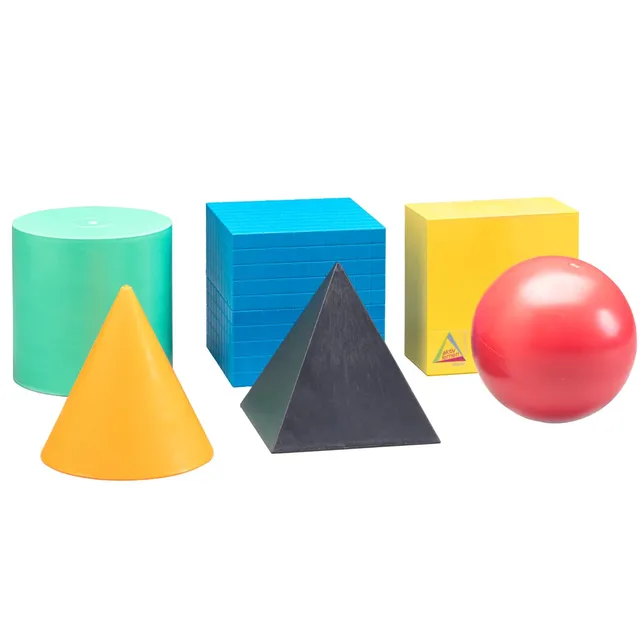 Wissner Raum & Form Set 6 Solides Pleins 10 cm Boîte Carton