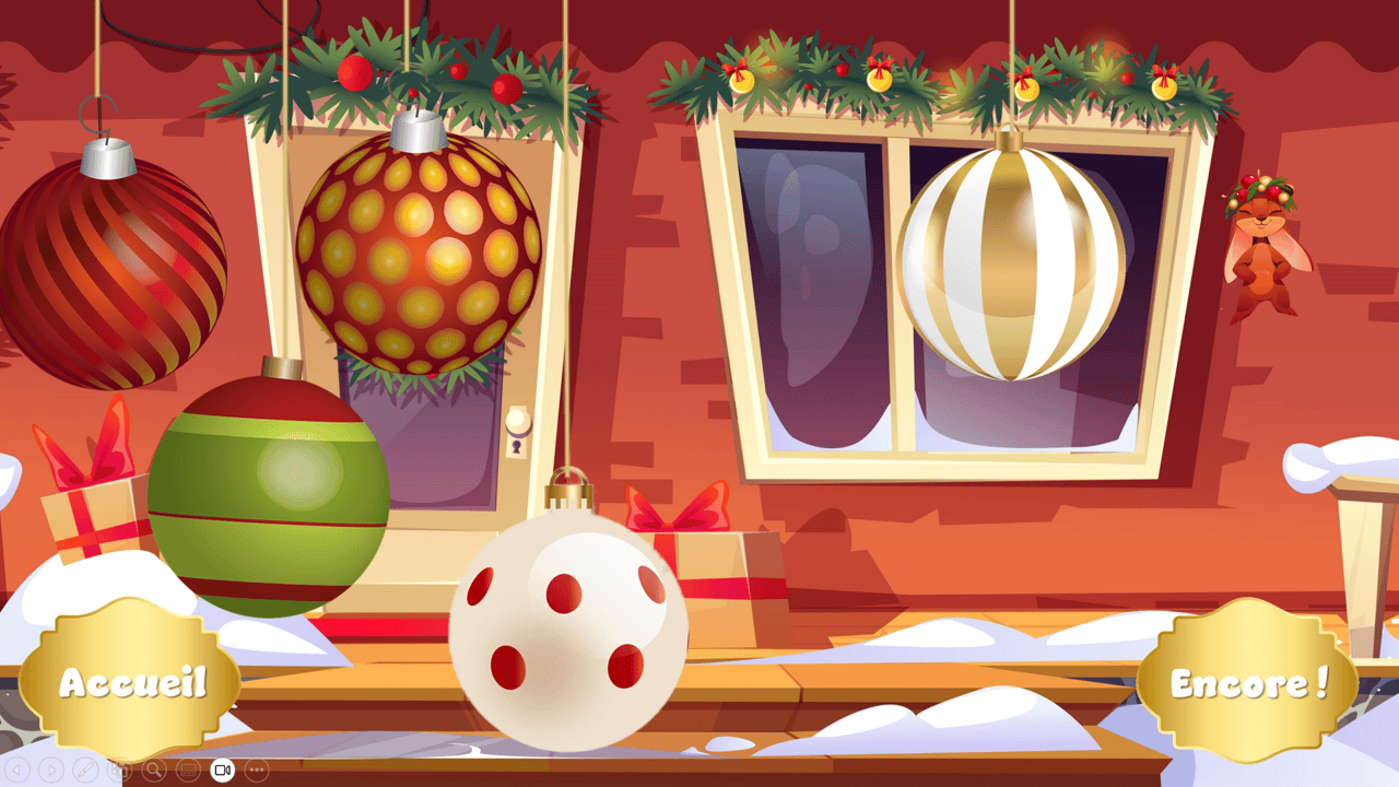 Créations orthophoniques Renforçateurs Où se cache le lapin jeu Noël