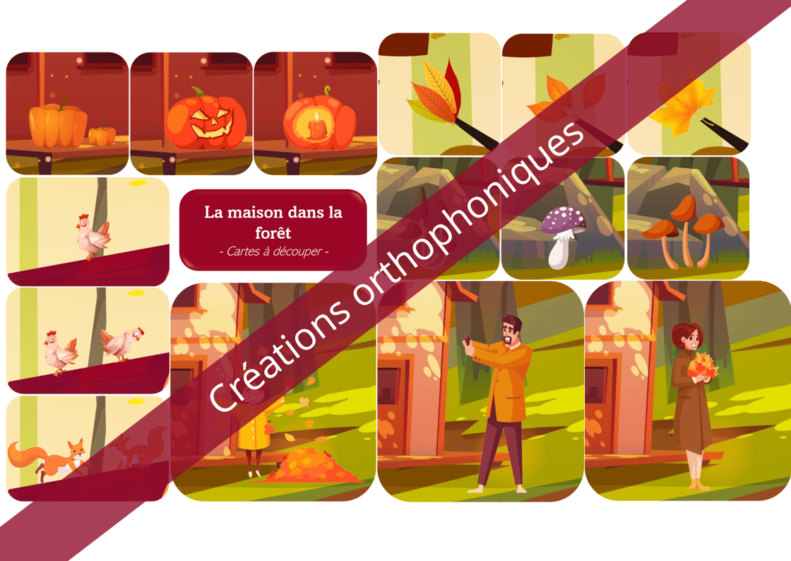 Créations orthophoniques Langage oral Scène créative maison forêt PDF