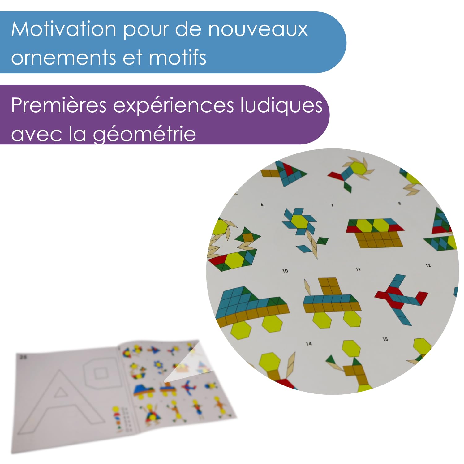 Wissner Raum & Form tapis Pattern Blocks 25 modèles