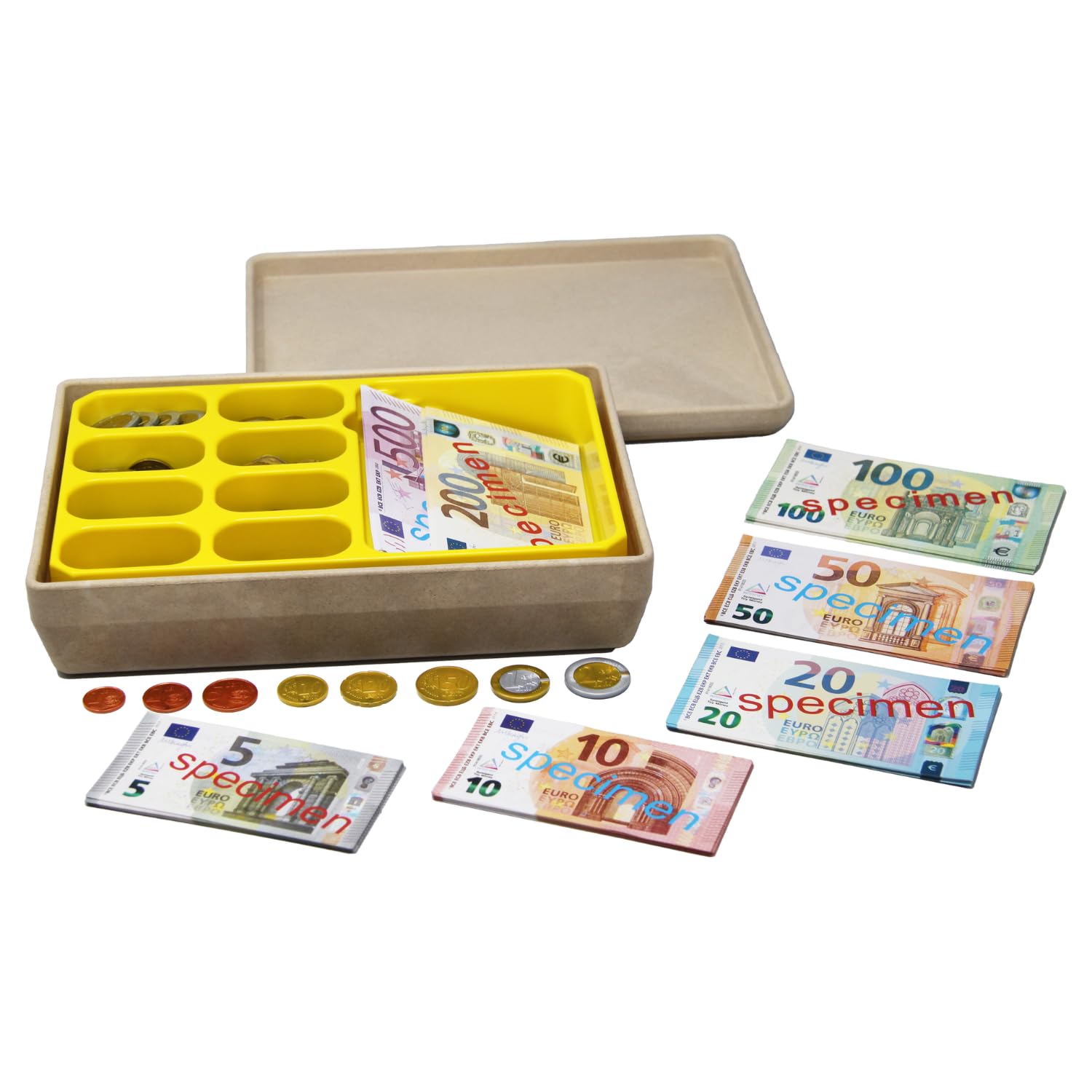 Wissner Lernspiele coffret monnaie euro 130 billets + 160 pièces