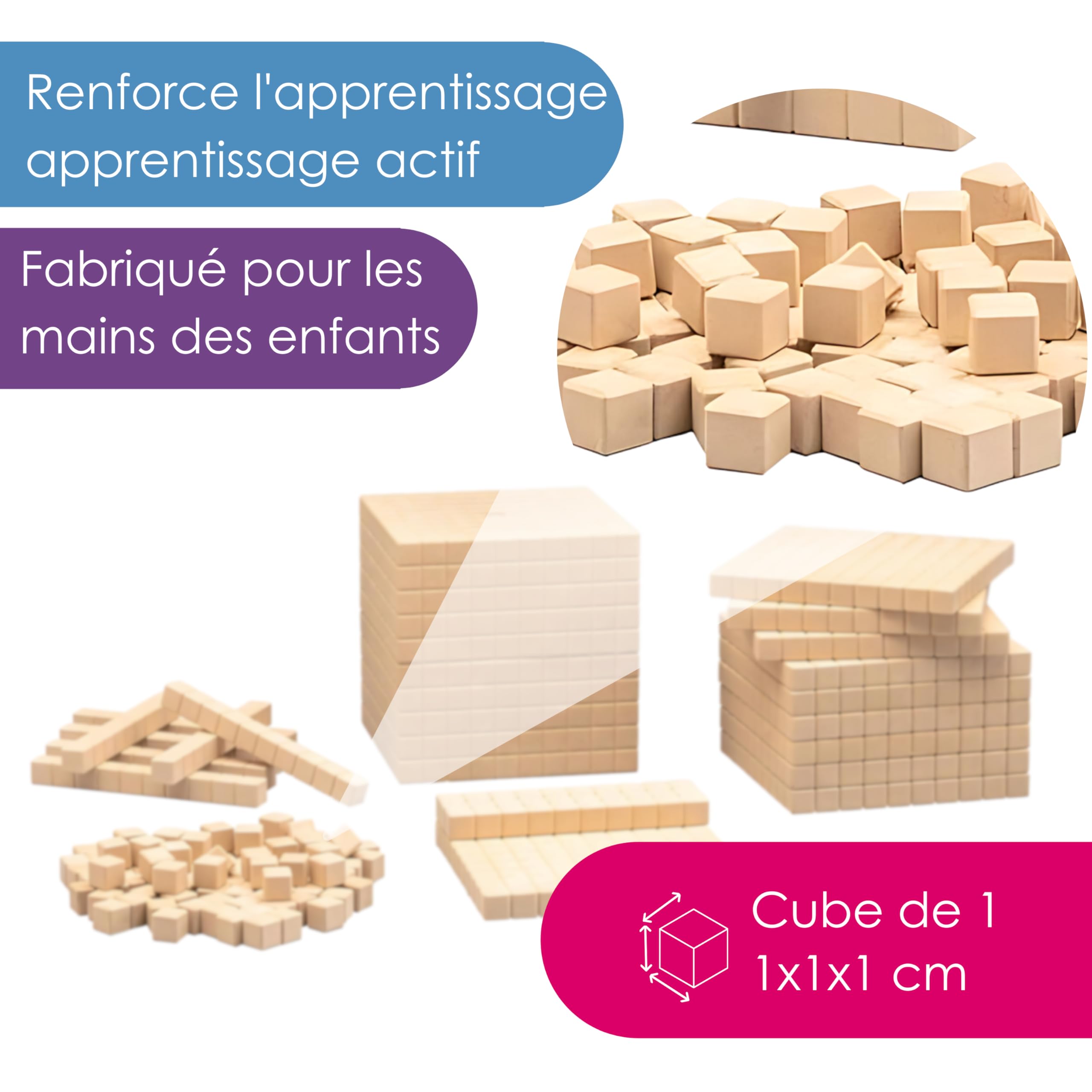 Wissner Zahlen & Rechnen Matériel base 10 décimal école