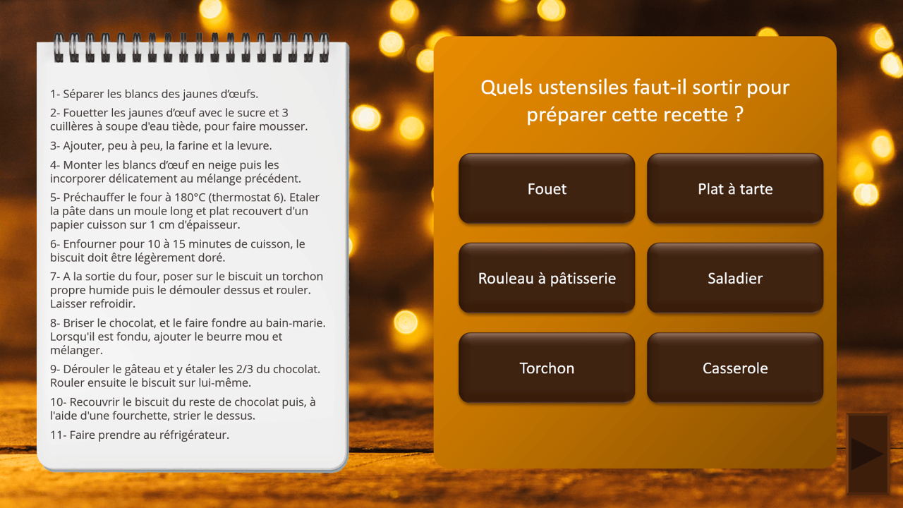 Créations orthophoniques Fonctions exécutives La bûche de Noël adulte