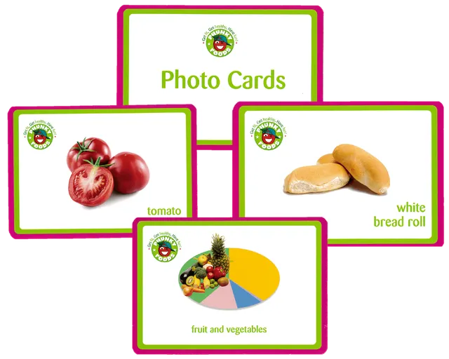 Purely Nutrition Learning Resources Photo Cards cartes aliments 55 A6