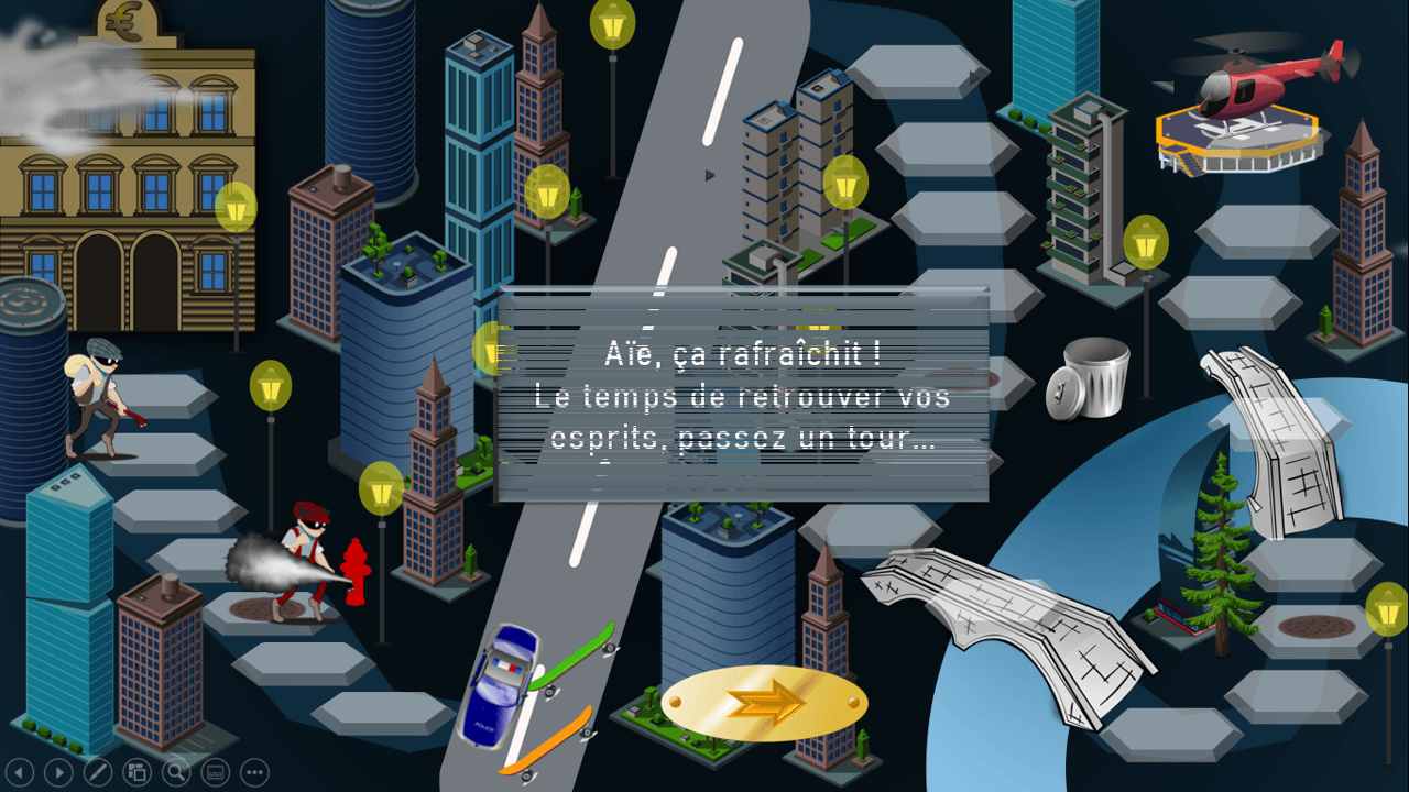 Créations orthophoniques Alerte aux voleurs jeu de l'oie interactif
