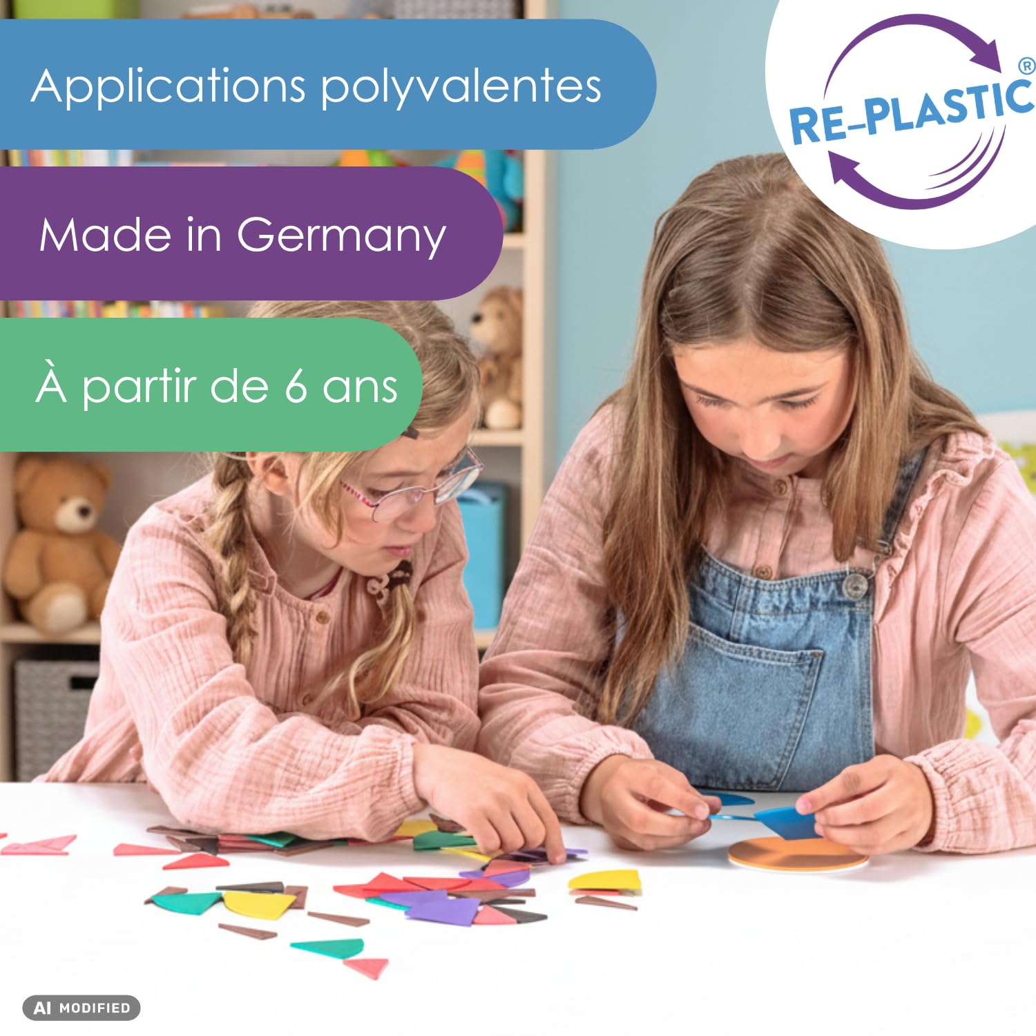 Wissner Zahlen & Rechnen fractions rondes 10 cercles en coffret