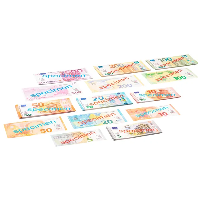 Wissner Lernspiele billets euros jouet 140 billets recto verso
