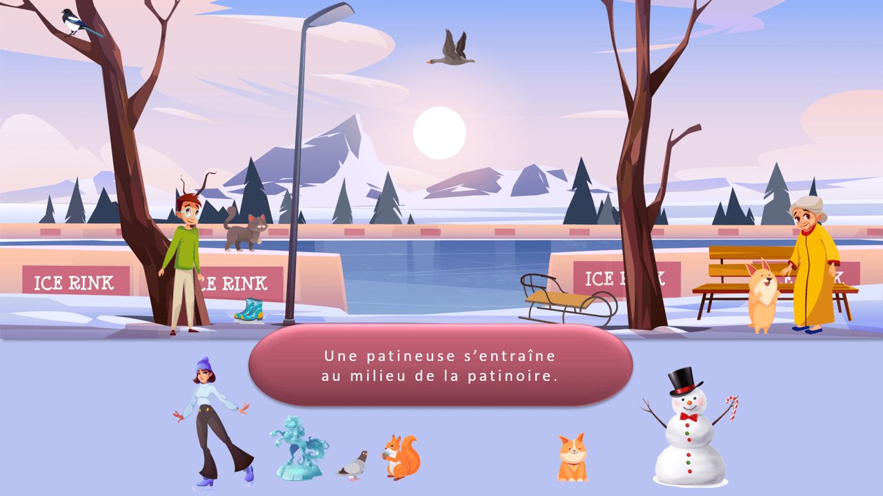 Créations orthophoniques Il se passe des choses pack hiver 5 scènes
