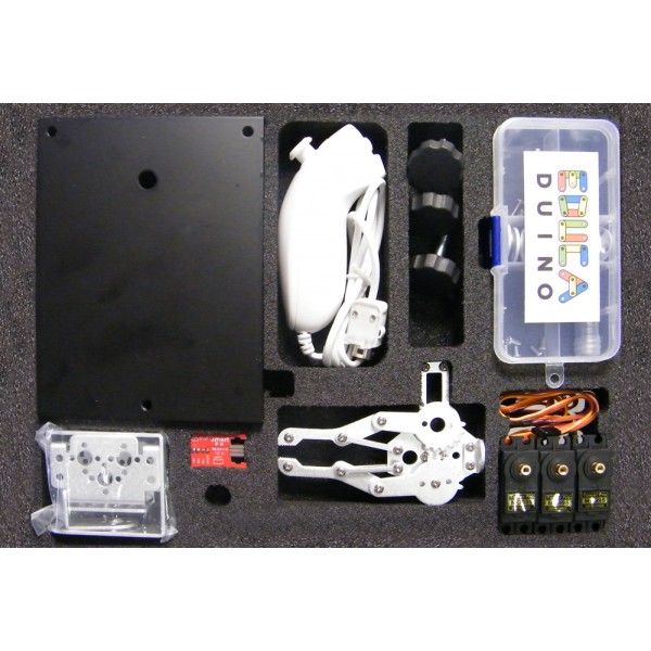 Educaduino EDUCADUINO kit bras robotisé 3 servos + Nunchuk