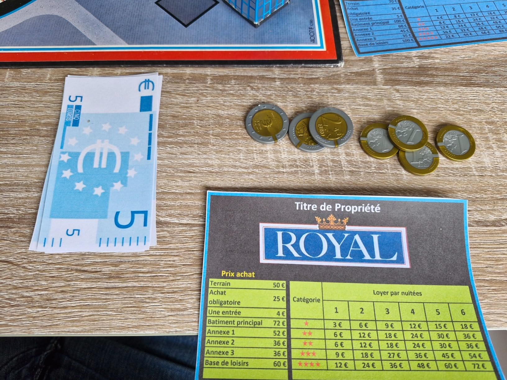 Wissner Lernspiele 80 pièces euros taille réelle pour classe