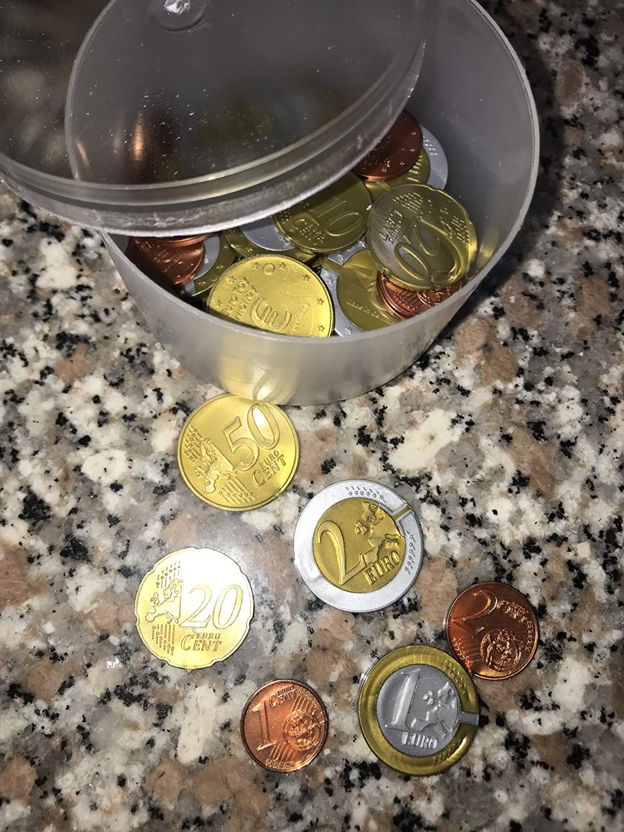 Wissner Lernspiele 080610.000 pièces euros taille réelle lot 50