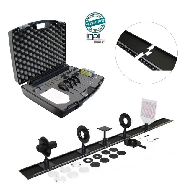 Educaduino Optique banc INITIAL LED 6 lentilles 1100 mm