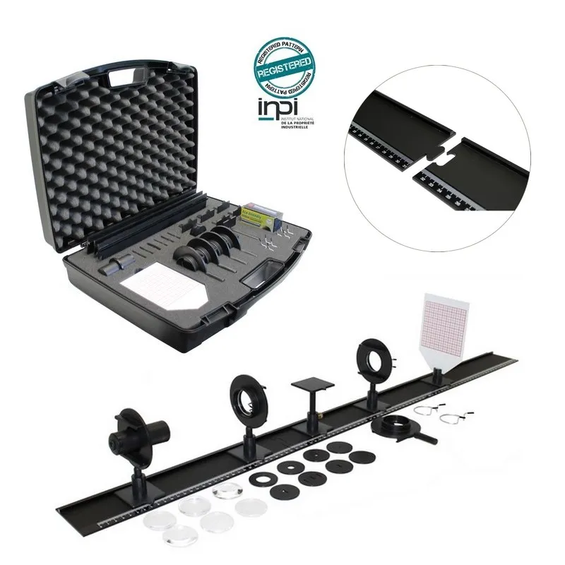Educaduino Optique banc INITIAL LED 6 lentilles 1100 mm