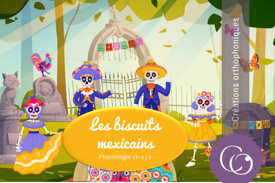 Créations orthophoniques Biscuits mexicains jeu métaphonologie CH S