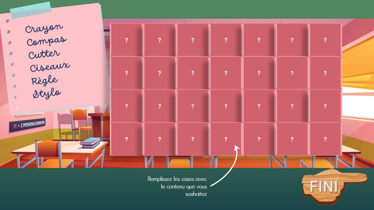 Créations orthophoniques Fournitures scolaires jeu nombres 4 chiffres