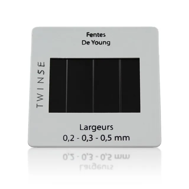 Educaduino Optique Diapositive fentes de Young 50x50 mm