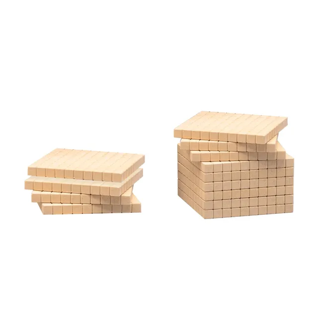 Wissner Zahlen & Rechnen plateau des centaines 10 pcs bois