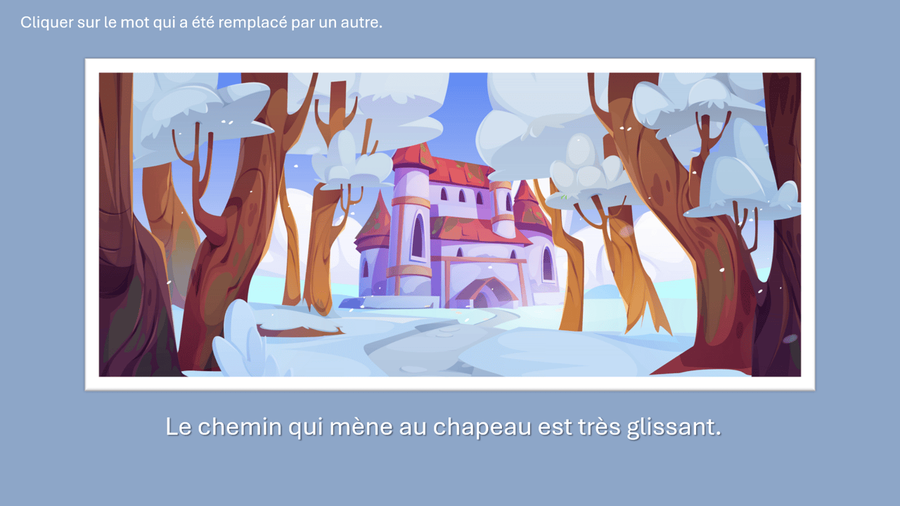 Créations orthophoniques Phrases d’hiver jeu lecture interactive hiver