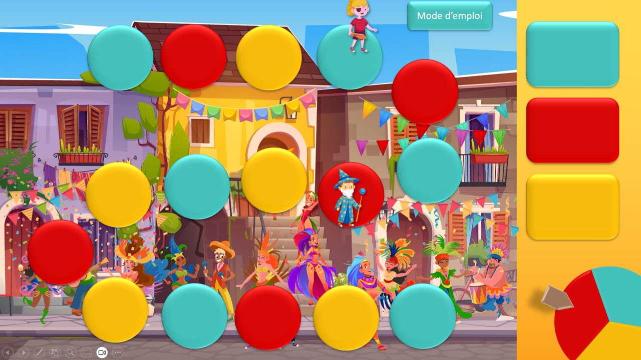 Créations orthophoniques Cognition Le défilé du carnaval jeu oie