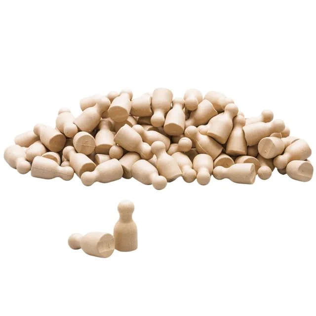 Wissner Lernspiele 100 pions halma Couleurs Naturelles RE-Wood