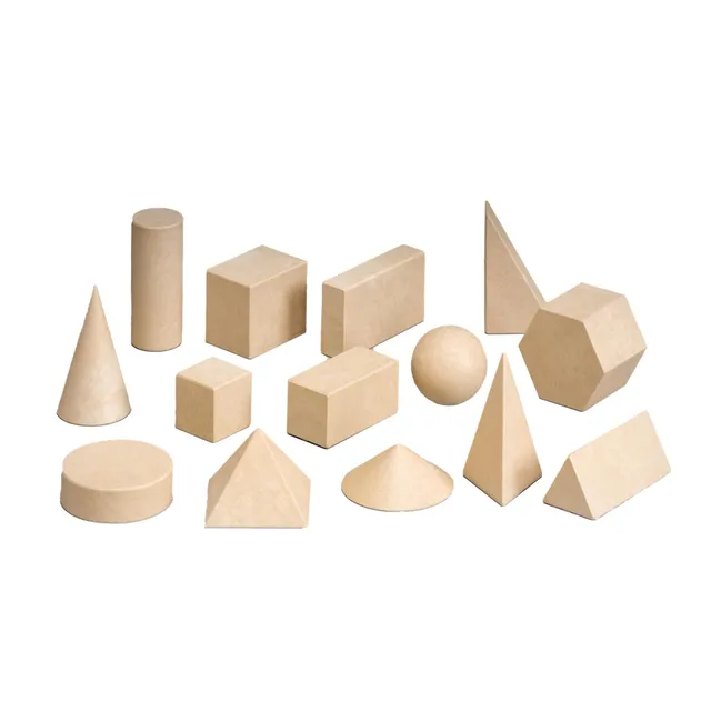 Wissner Raum & Form solides géométriques 14 pièces bois