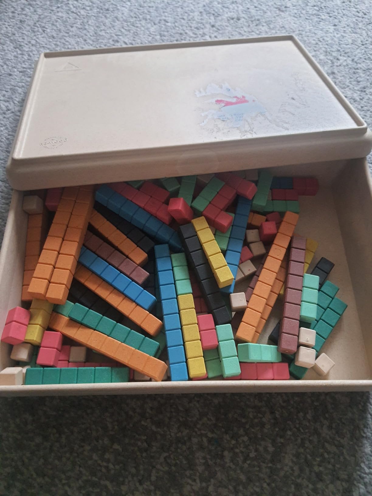 Wissner Zahlen & Rechnen réglettes Cuisenaire 126 pcs RE-Wood