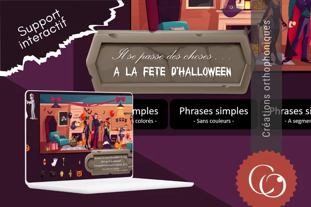 Créations orthophoniques Lecture Halloween jeu décodage Pâques?