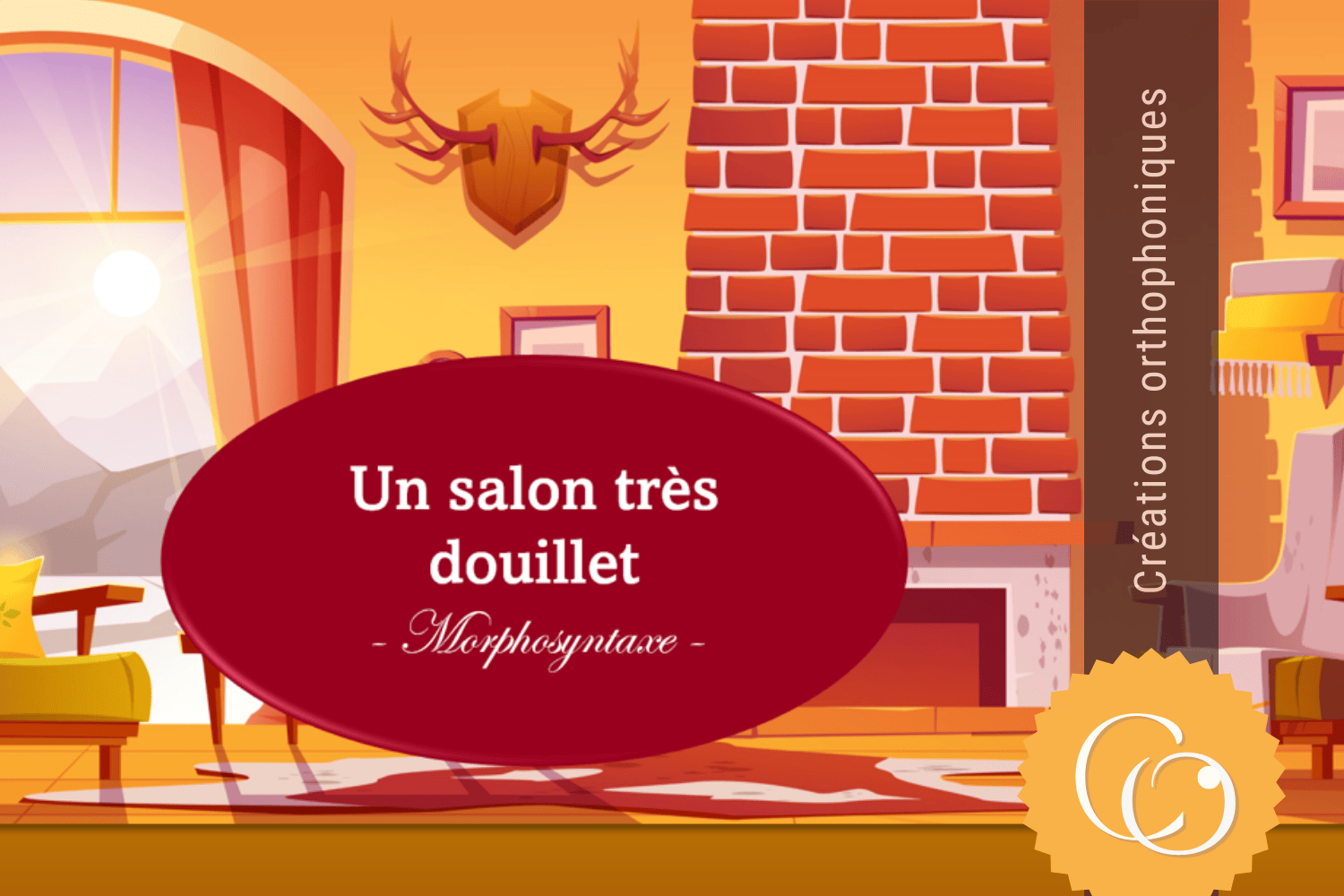Créations orthophoniques Lecture Un salon très douillet ressource PowerPoint