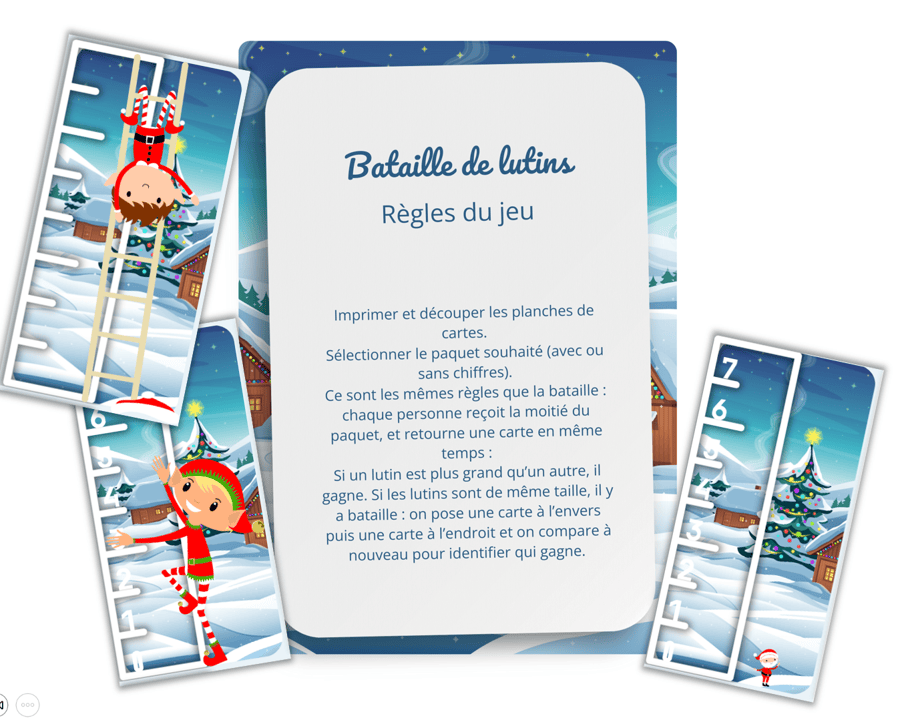 Créations orthophoniques Bataille de lutins jeu maths PDF nombres