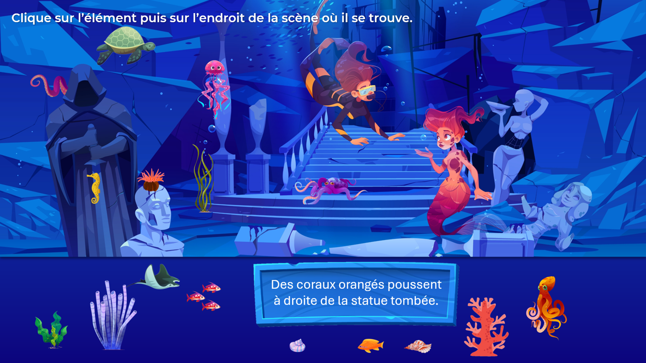 Créations orthophoniques Lecture Il se passe des choses océan