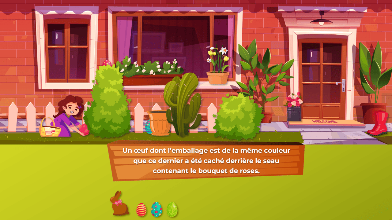Créations orthophoniques Lecture Il se passe des choses Pâques jeu