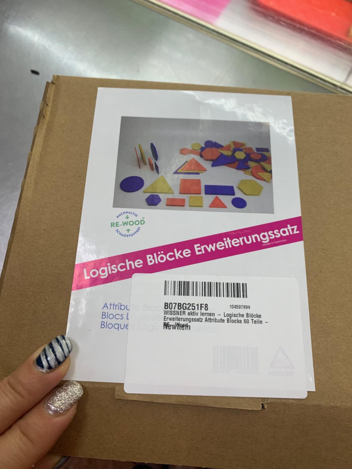 Wissner Raum & Form Blocs logiques 60 pcs RE-Wood