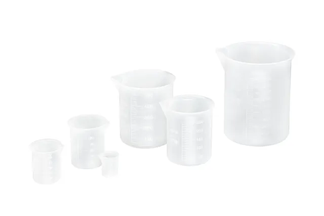 Wissner Größe & Messen Set 6 Gobelets Mesureurs Gradués RE-Plastic