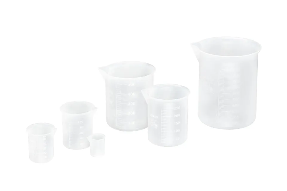 Wissner Größe & Messen Set 6 Gobelets Mesureurs Gradués RE-Plastic