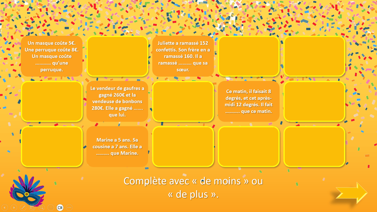 Créations orthophoniques Cognition Le défilé du carnaval jeu oie