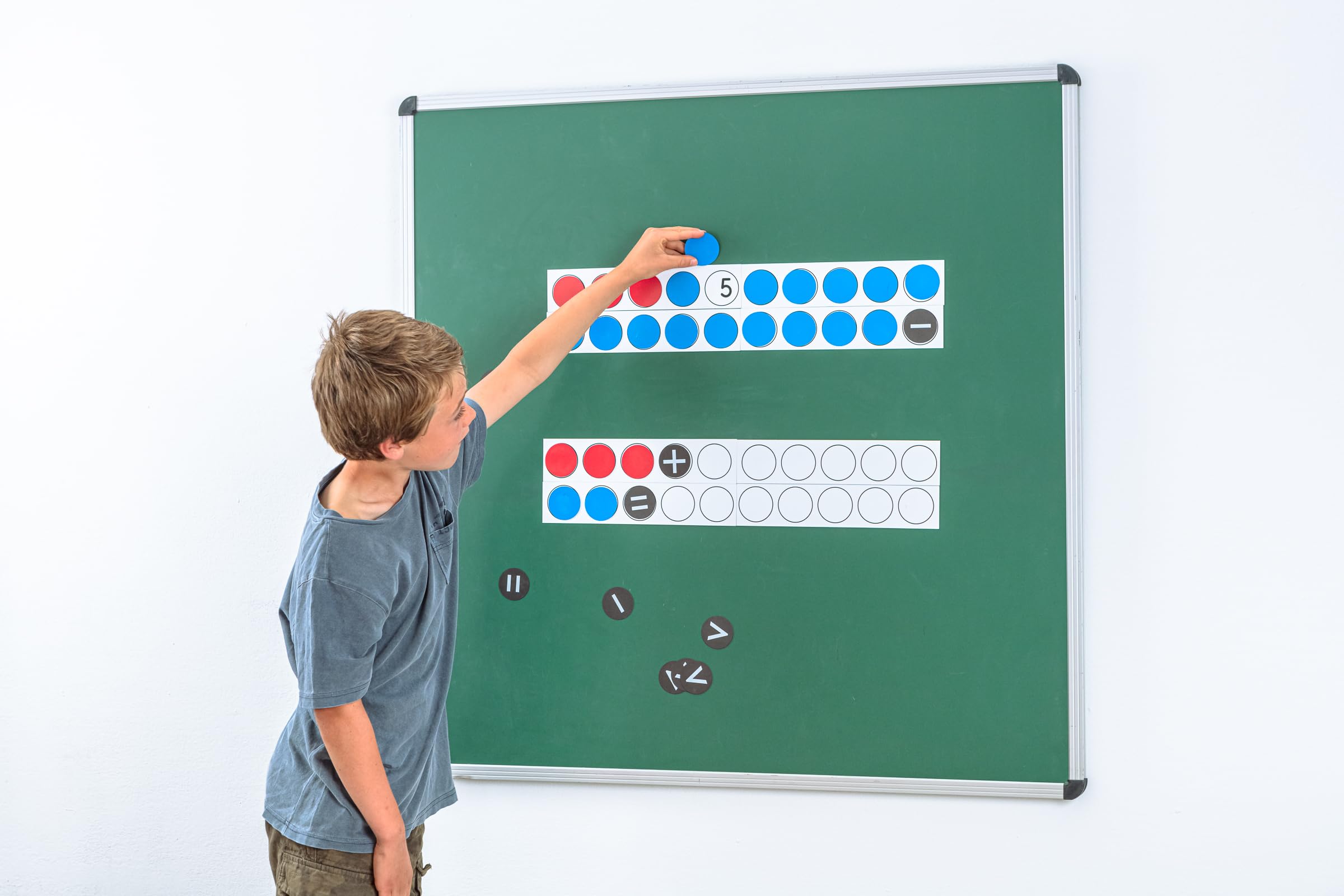 Wissner Zahlen & Rechnen Tableau magnétique calcul + 22 jetons