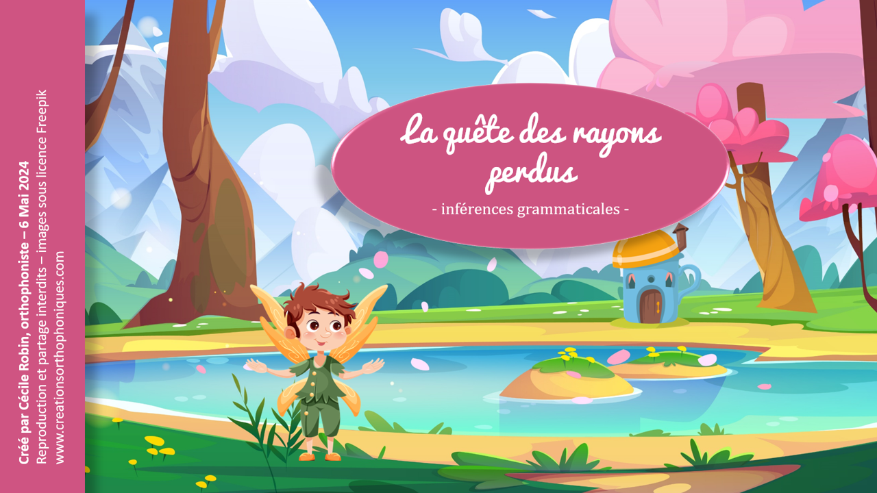 Créations orthophoniques Lecture Quête rayons perdus jeu compréhension