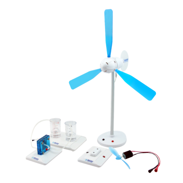 Educaduino Éco-énergies Kit Énergie éolienne et hydrogène pile combustible