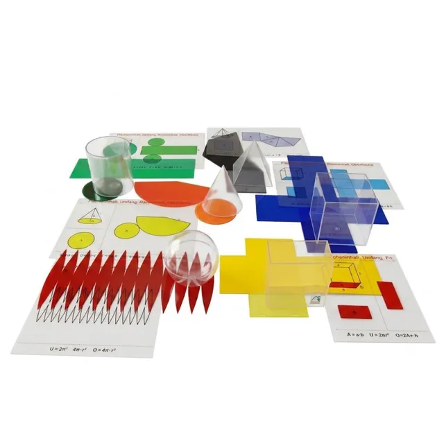 Wissner Raum & Form set 6 solides géométriques 10 cm