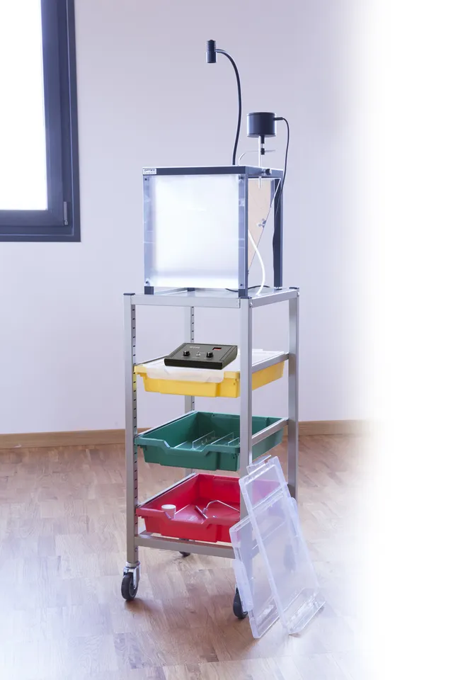 Educaduino Optique Chariot pour cuve à onde 3 plateaux