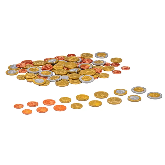 Wissner Lernspiele 80 pièces euros taille réelle pour classe