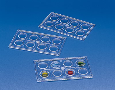 Educaduino Consommables Cuvettes à 8 cellules rondes lot 10
